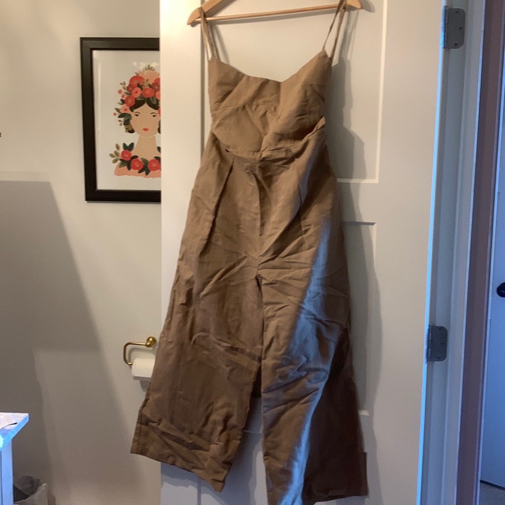 NWT Oak + Fort linen jumpsuit